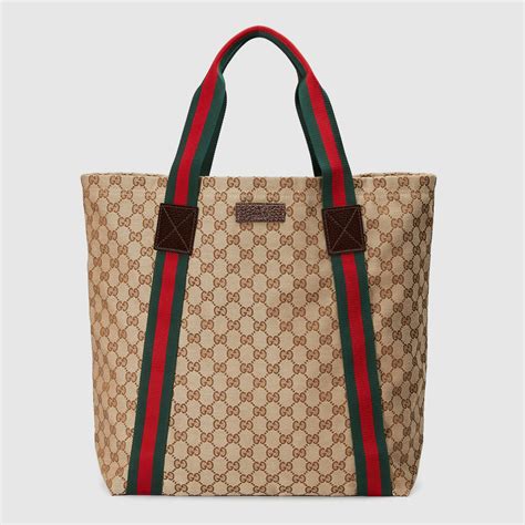 gucci original gg canvas tote